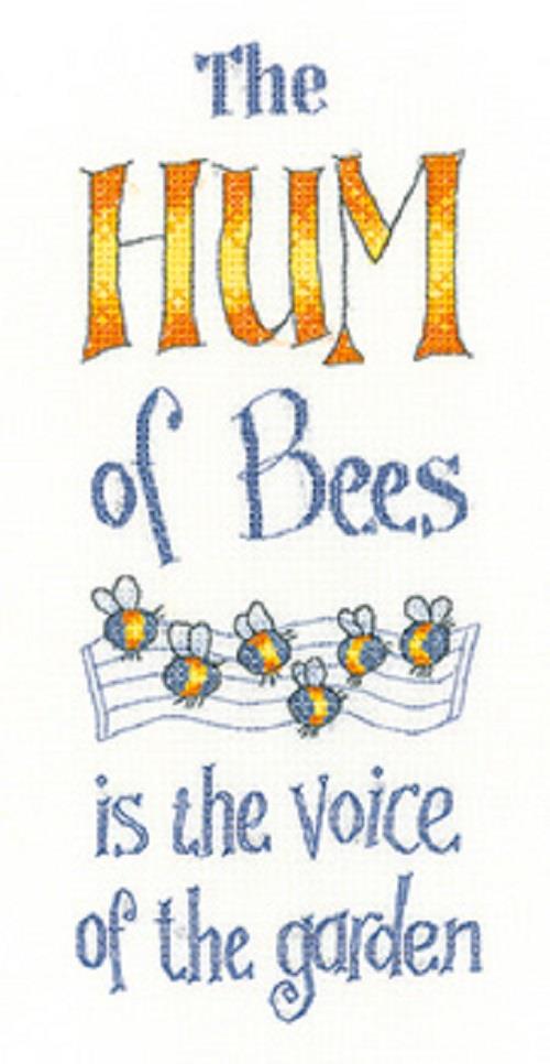 Heritage Crafts Cross Stitch Kit - The Hum of Bees (Aida)