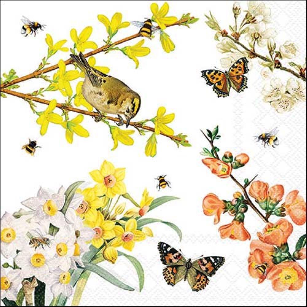 4 x Paper Napkins - Spring Awakening - Ideal for Decoupage / Napkin Art