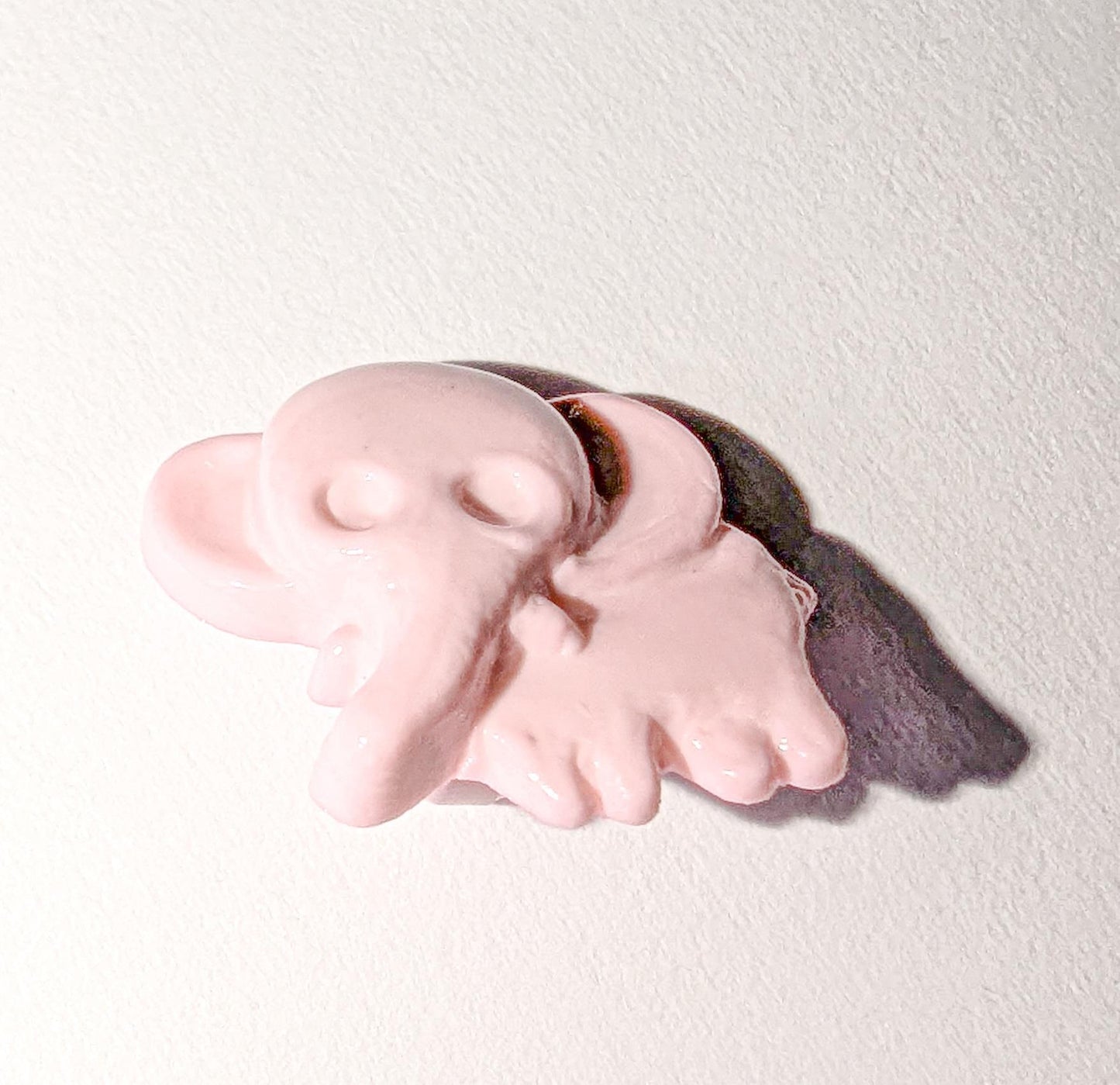 Pack of 10 Pink Elephant Buttons 15mm x 13mm with shank