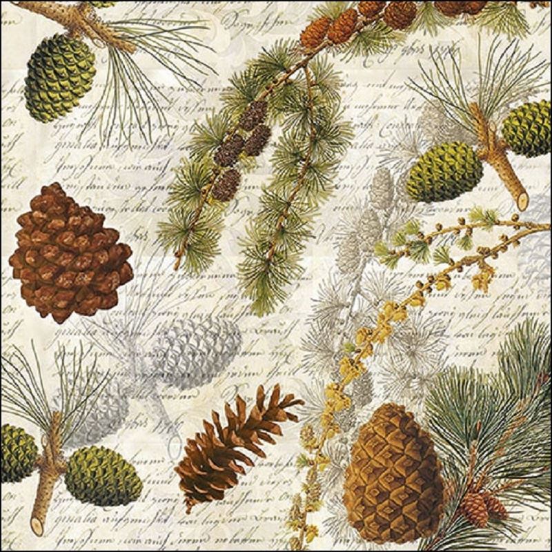 4 x Paper Napkins -Life in Forest - Ideal for Decoupage / Napkin Art