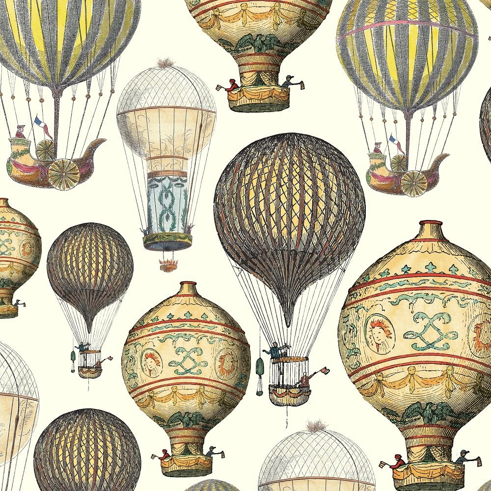 4 x Paper Napkins - Vintage Balloons - Ideal for Decoupage / Napkin Art