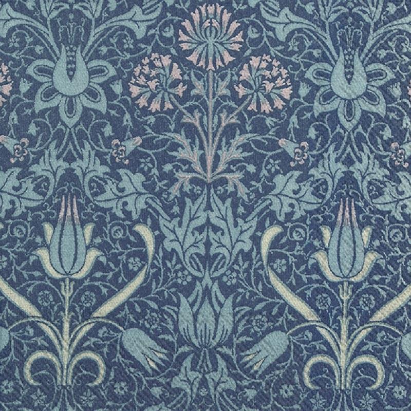 4 x Paper Napkins - Tulip & Net (V&A) - Ideal for Decoupage / Napkin Art
