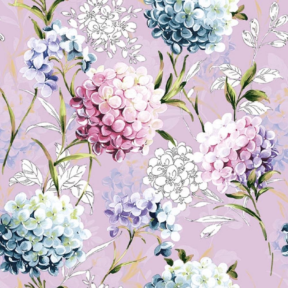 4 x Paper Napkins - Horana Lilac - Ideal for Decoupage / Napkin Art
