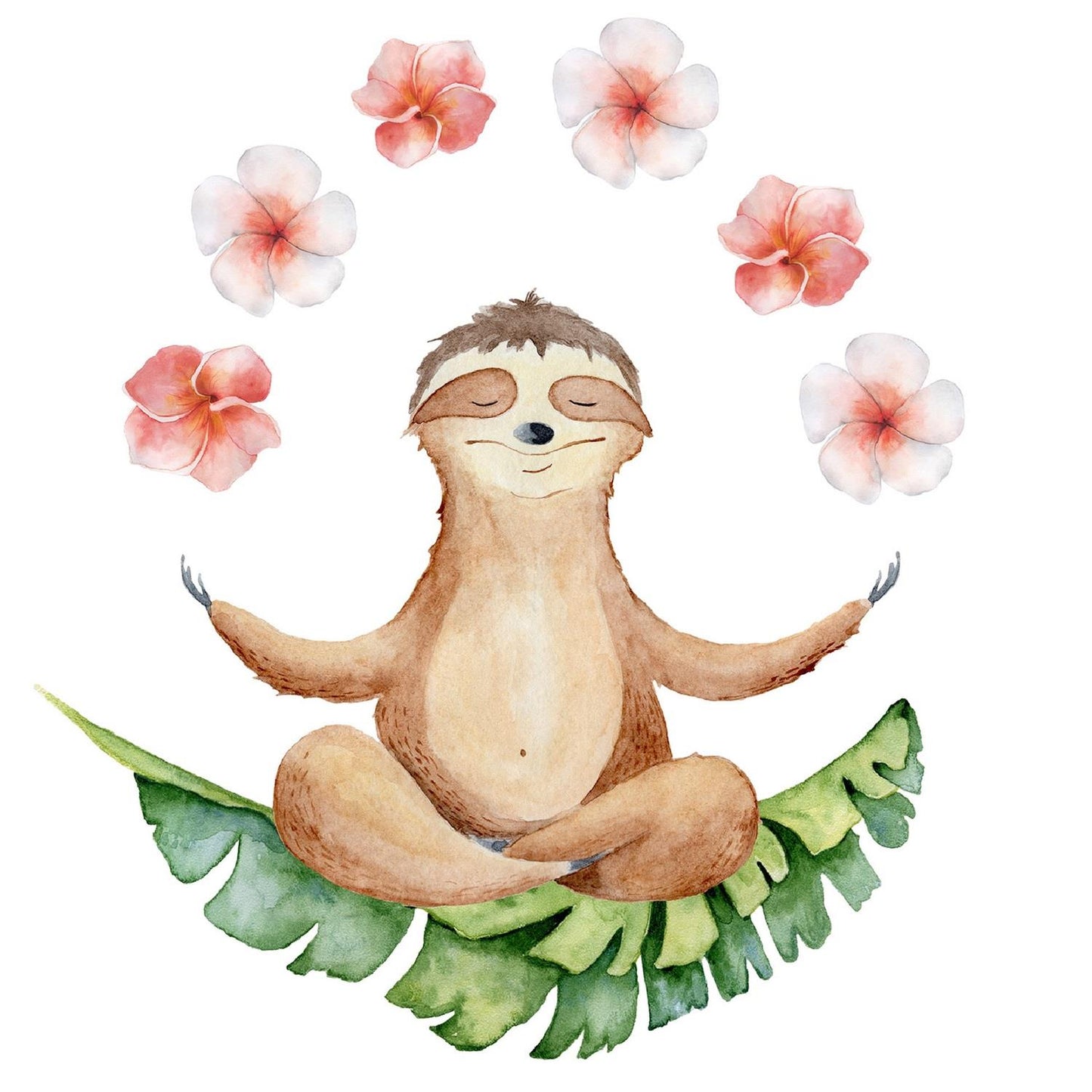 4 x Paper Napkins - Mr Sloth - Ideal for Decoupage / Napkin Art