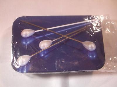 Hemline Shirt / Bridal Pins in an Attractive Tin