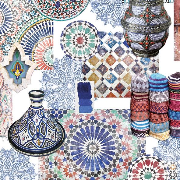 4 x Paper Napkins - Medina - Ideal for Decoupage / Napkin Art