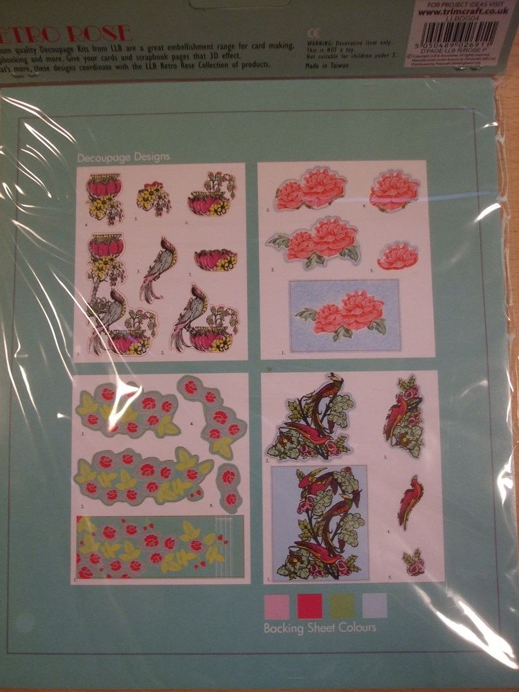 Retro Rose Premium Decoupage Kit