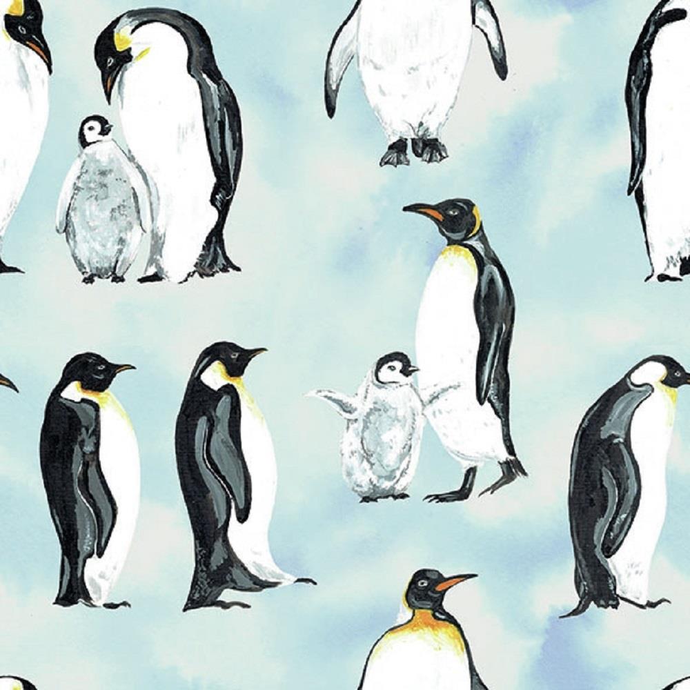 4 x Paper Napkins - Penguins - Ideal for Decoupage / Napkin Art