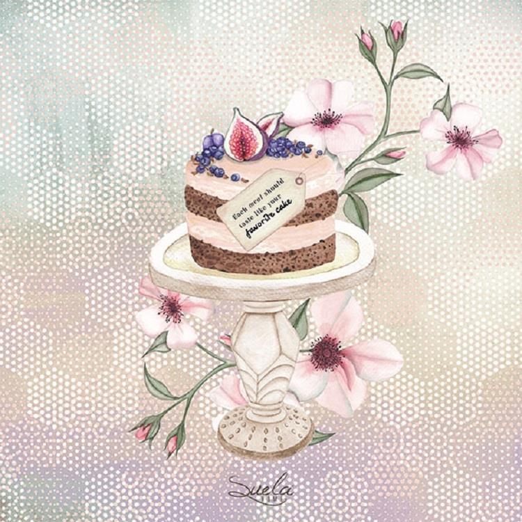 4 x Paper Napkins - Sari - Ideal for Decoupage / Napkin Art