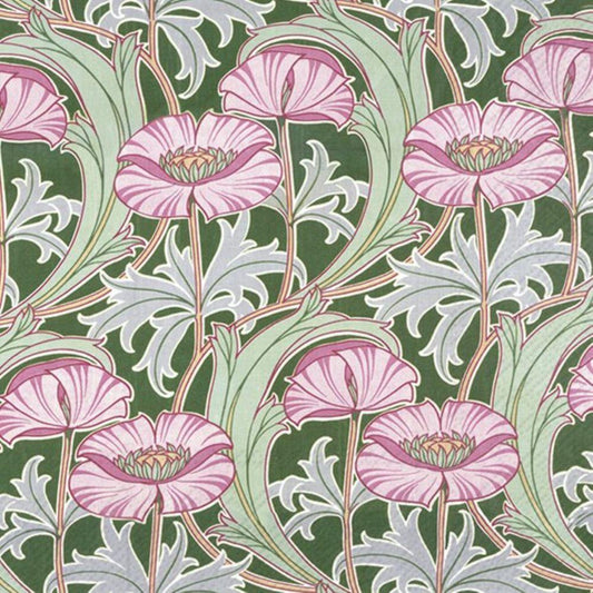 4 x Paper Napkins - Otherworldy Flowers (V&A) - Ideal for Decoupage / Napkin Art