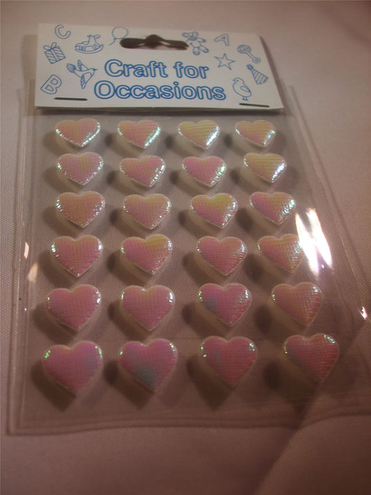 Craft For Occasions Embellishment Pack - Hearts - C642IRID