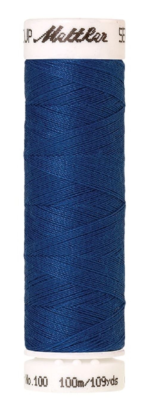 Mettler Seralon Universal 100m Sewing Thread Mostly Purples Blues