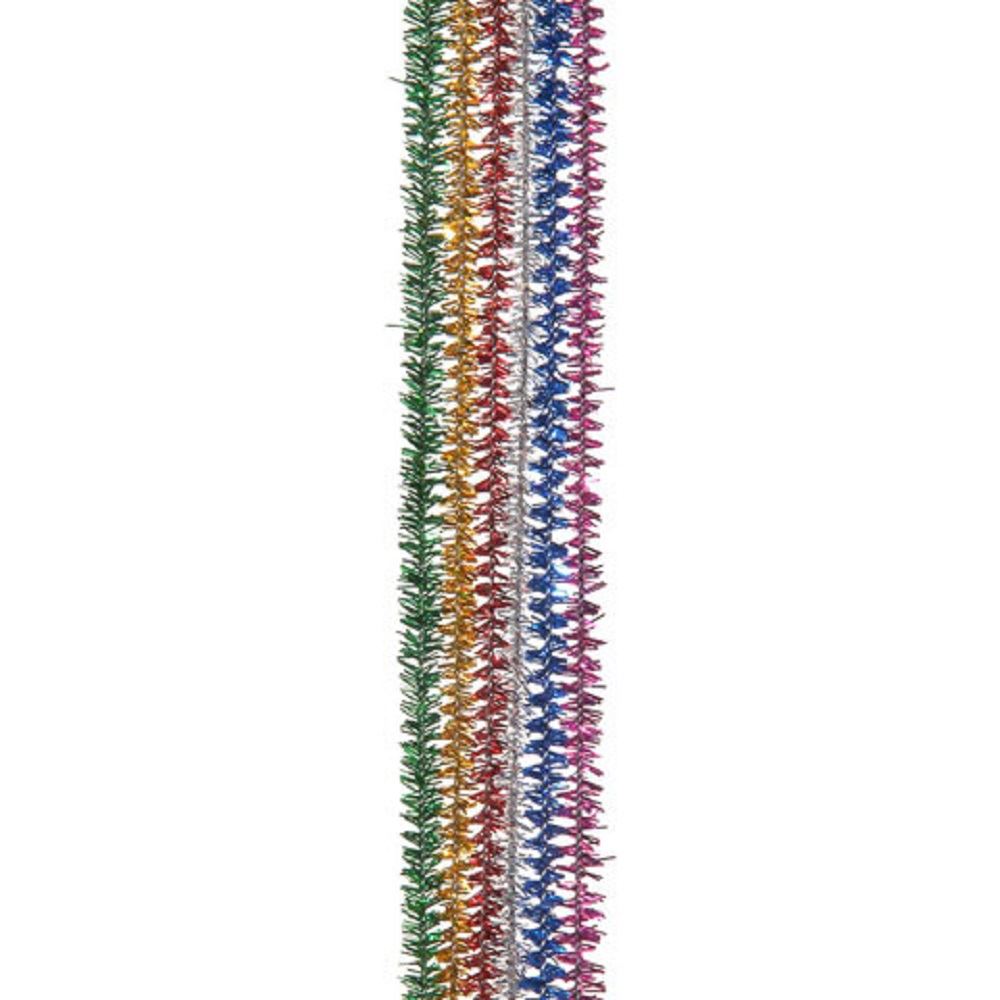 100 x 12" / 30cm Long Chenille Stems / Pipe Cleaners - 6mm Thick - Choice of Colours