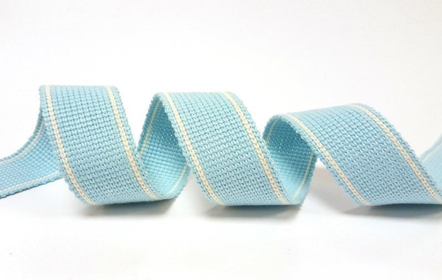 Webbing 34mm Cotton with Stripe Detail - Ideal for Bag Straps