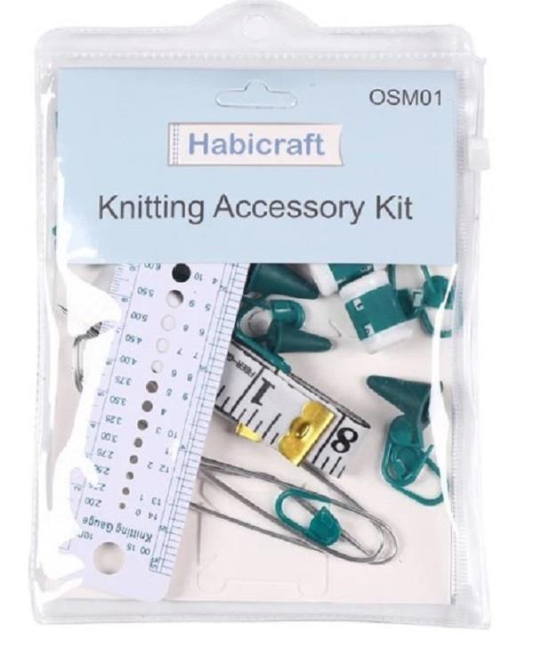 Habicraft Mixed Knitting Set 9 Different Items, 29 pieces in total