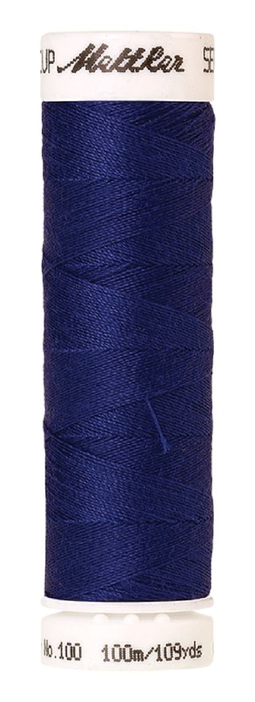 Mettler Seralon Universal 100m Sewing Thread Mostly Purples Blues