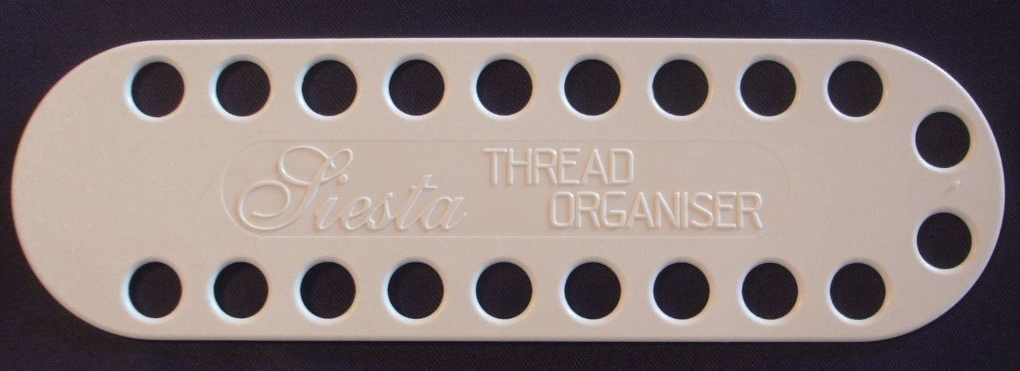 Plastic Thread Organiser by Siesta - 20 Holes - Strong and Reusable