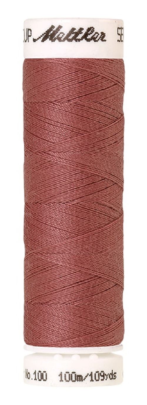 Mettler Seralon Universal 100m Sewing Thread Mostly Purples Pinks and Reds