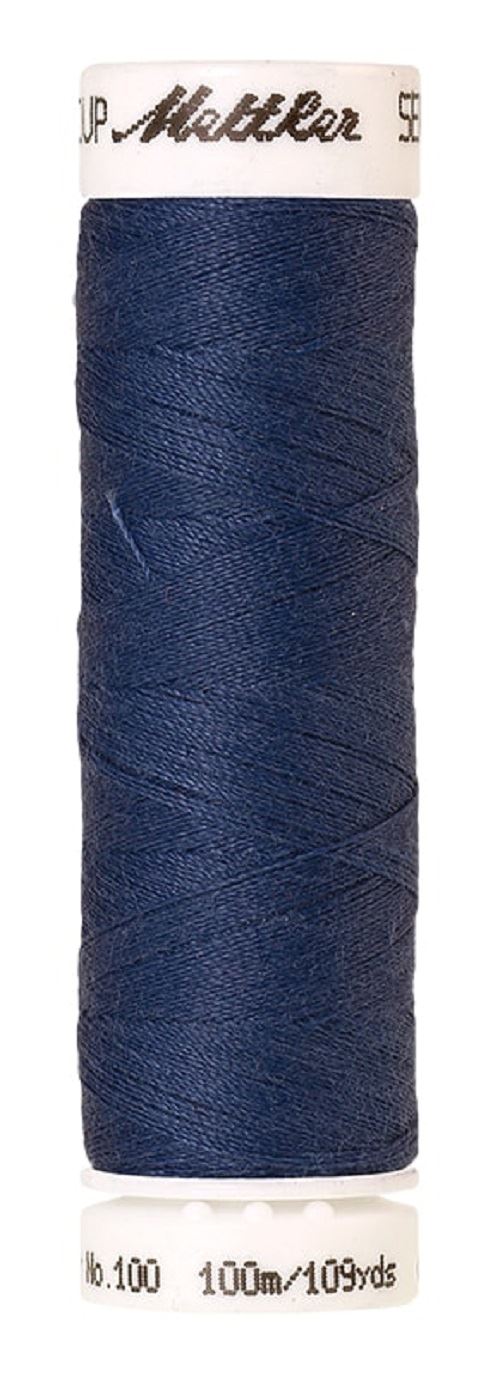 Mettler Seralon Universal 100m Sewing Thread Mostly Purples Blues