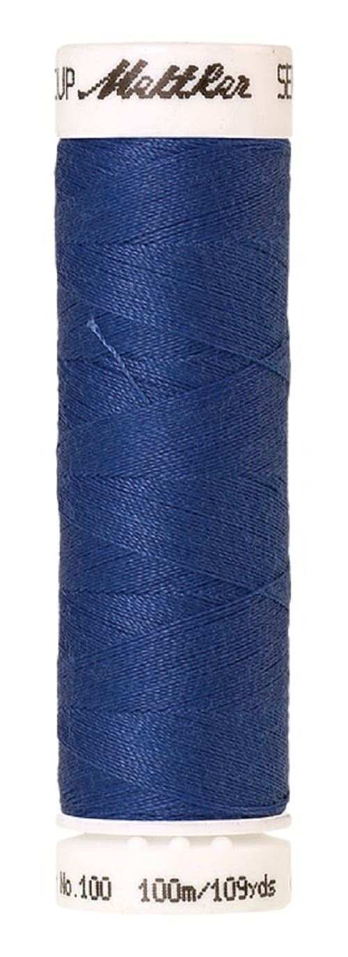 Mettler Seralon Universal 100m Sewing Thread Mostly Purples Blues