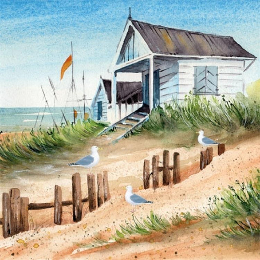 4 x Paper Napkins - Summer House - Ideal for Decoupage / Napkin Art