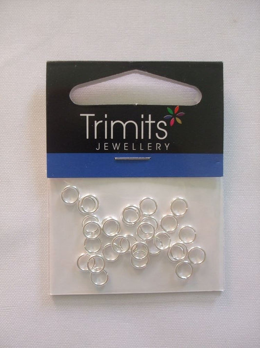 Trimits 5mm Jump Rings - Pack of 30 - Silver Coloured