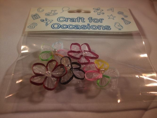 Craft For Occasions Embellishment Pack - Multi-Coloured Flowers - C850ASST