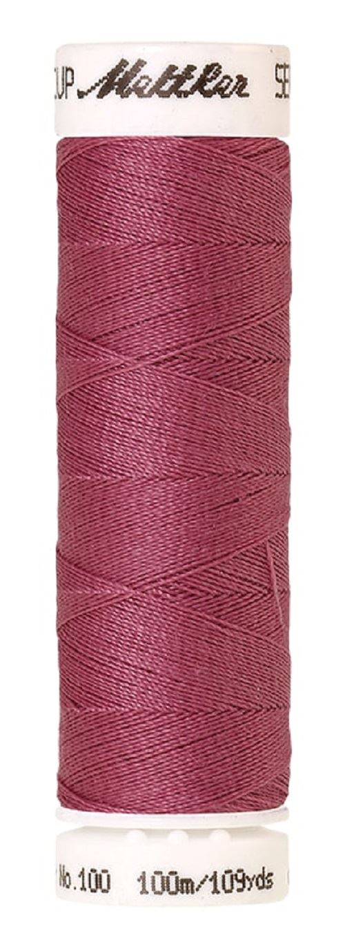 Mettler Seralon Universal 100m Sewing Thread Mostly Purples Pinks and Reds