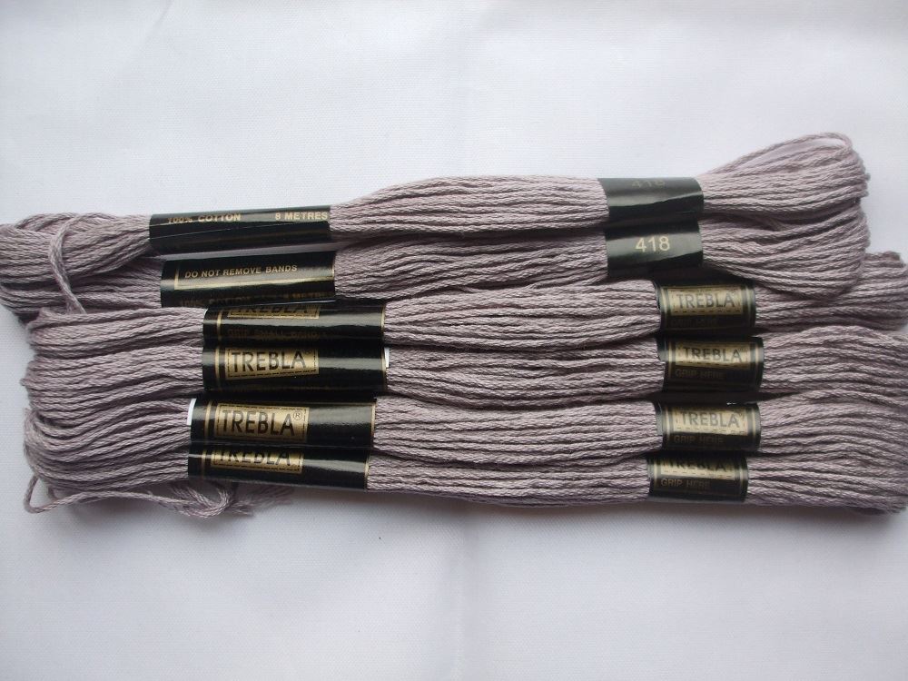 Trebla Embroidery Thread - 6 Skeins 8m each