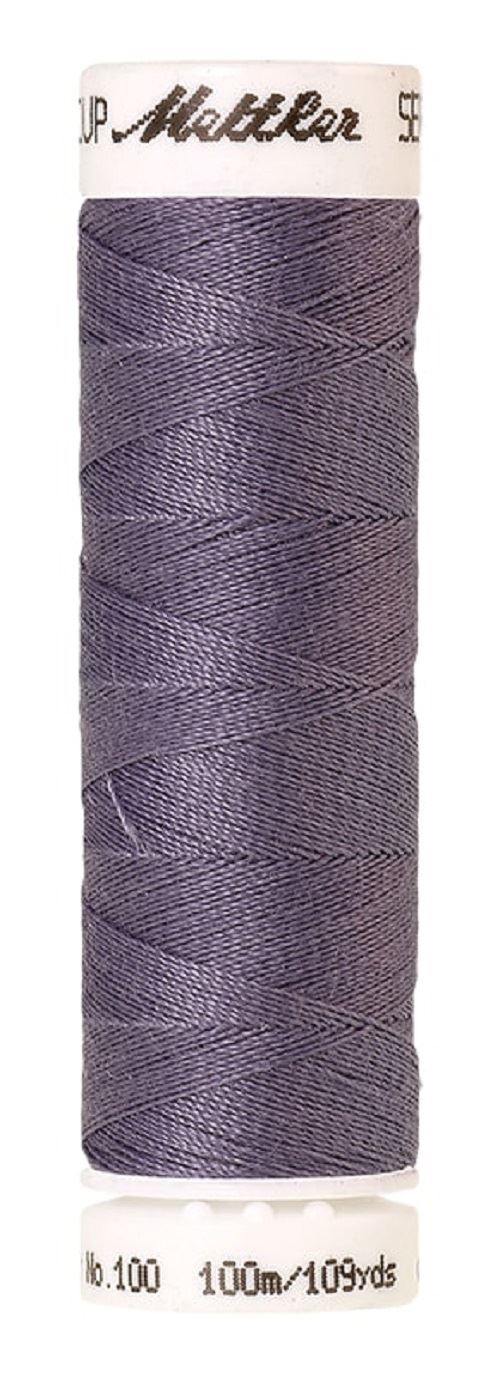 Mettler Seralon Universal 100m Sewing Thread Mostly Purples Blues