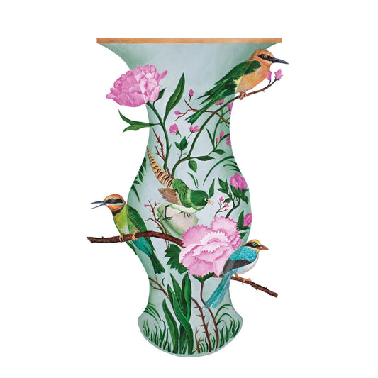 4 x Paper Napkins - Bird Vase - Ideal for Decoupage / Napkin Art