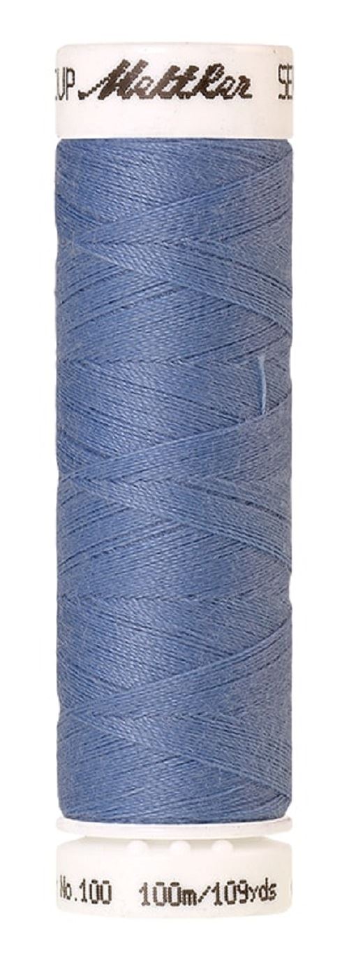 Mettler Seralon Universal 100m Sewing Thread Mostly Purples Blues