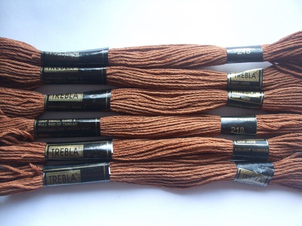 Trebla Embroidery Thread - 6 Skeins 8m each