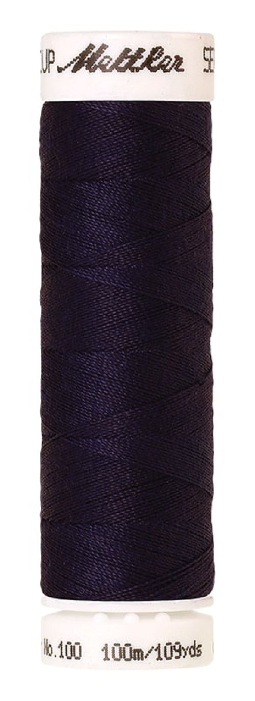 Mettler Seralon Universal 100m Sewing Thread Mostly Purples Blues