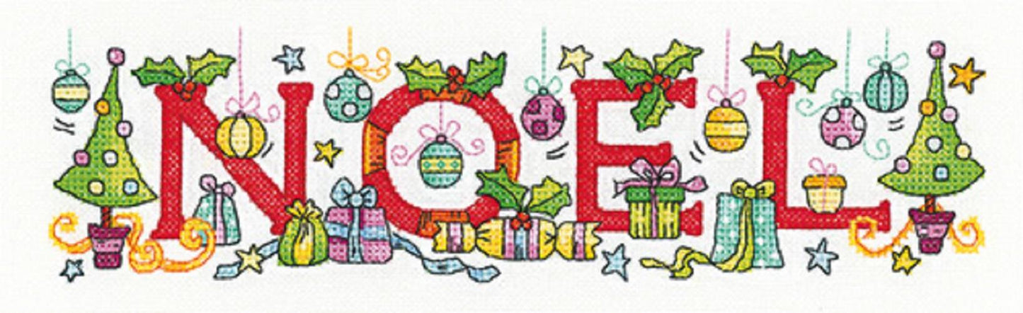 Heritage Crafts Cross Stitch Kit - Noel (Aida)