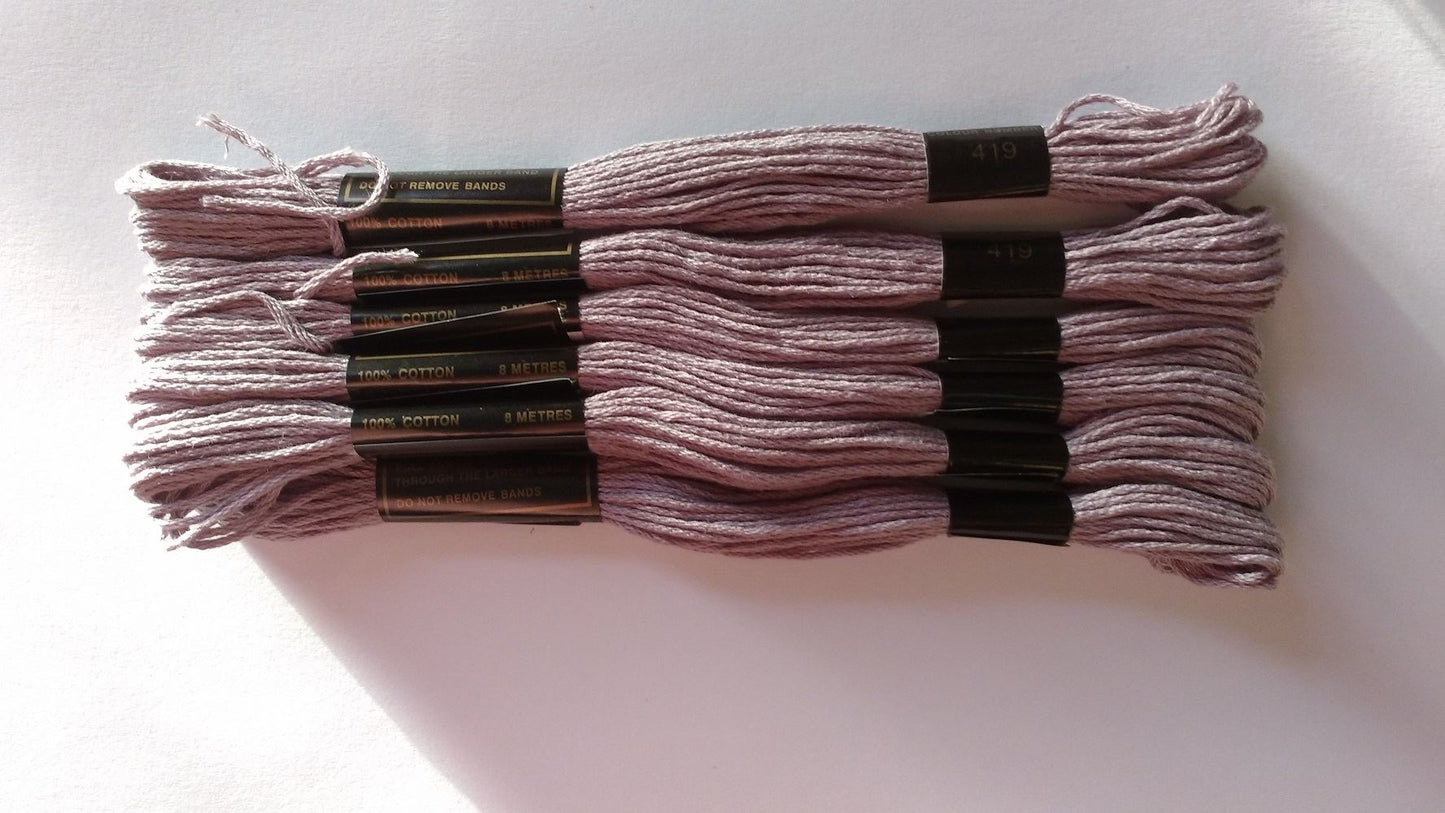 Trebla Embroidery Thread - 6 Skeins 8m each