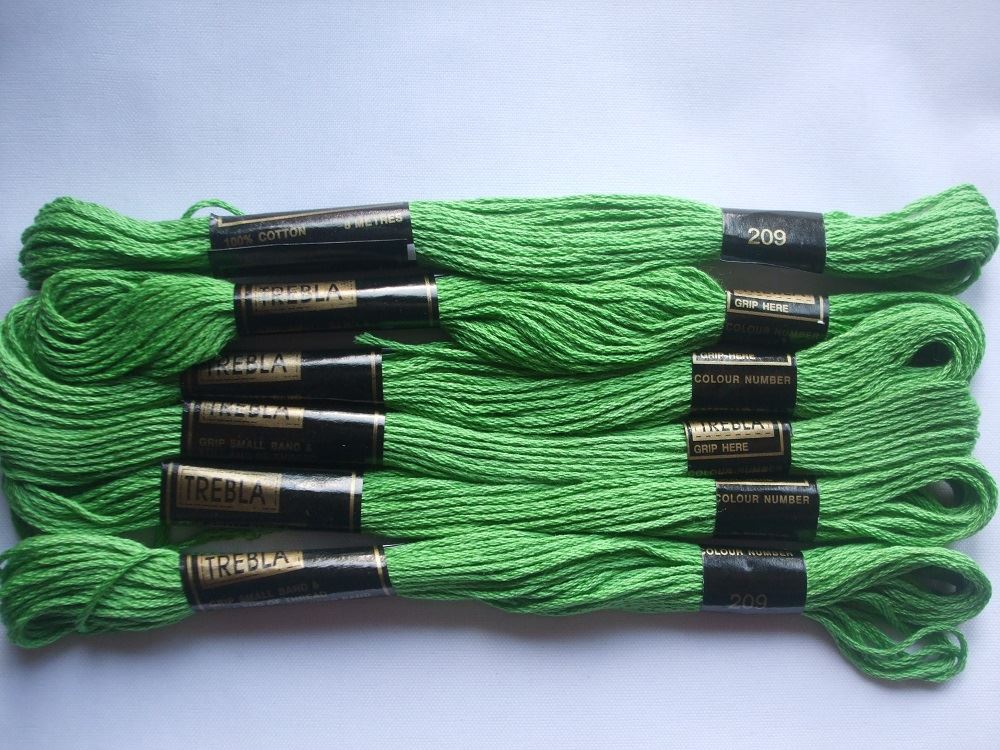 Trebla Embroidery Thread - 6 Skeins 8m each