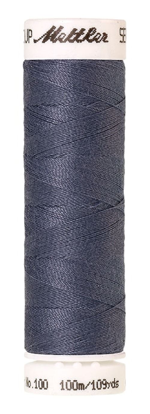 Mettler Seralon Universal 100m Sewing Thread Mostly Purples Blues