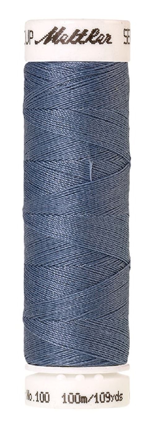 Mettler Seralon Universal 100m Sewing Thread Mostly Purples Blues