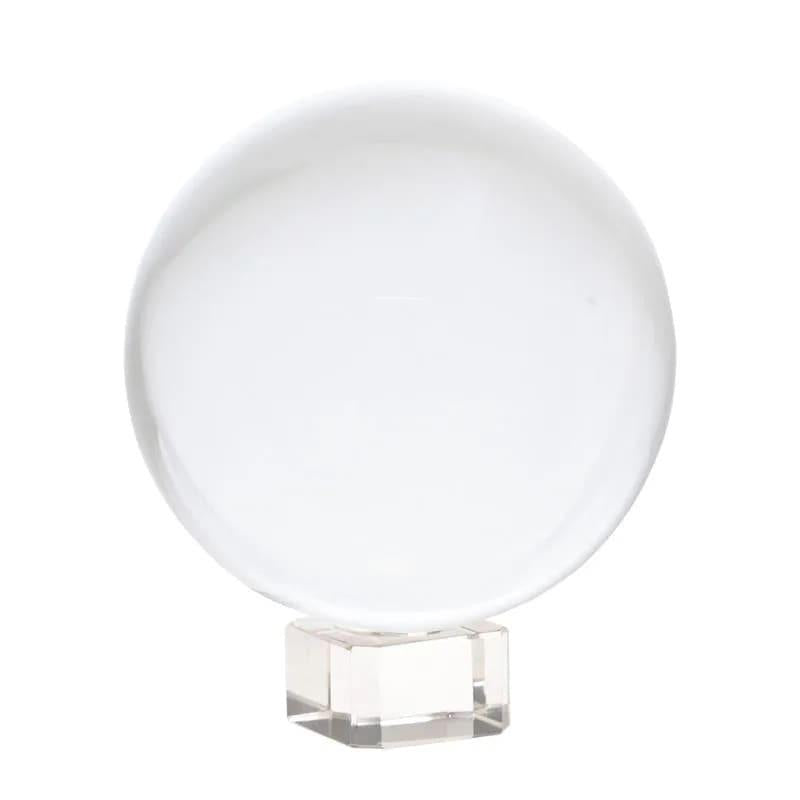 Crystal Ball With Matching Crystal Stand | 6cm Diameter for Home Décor, Photography etc.