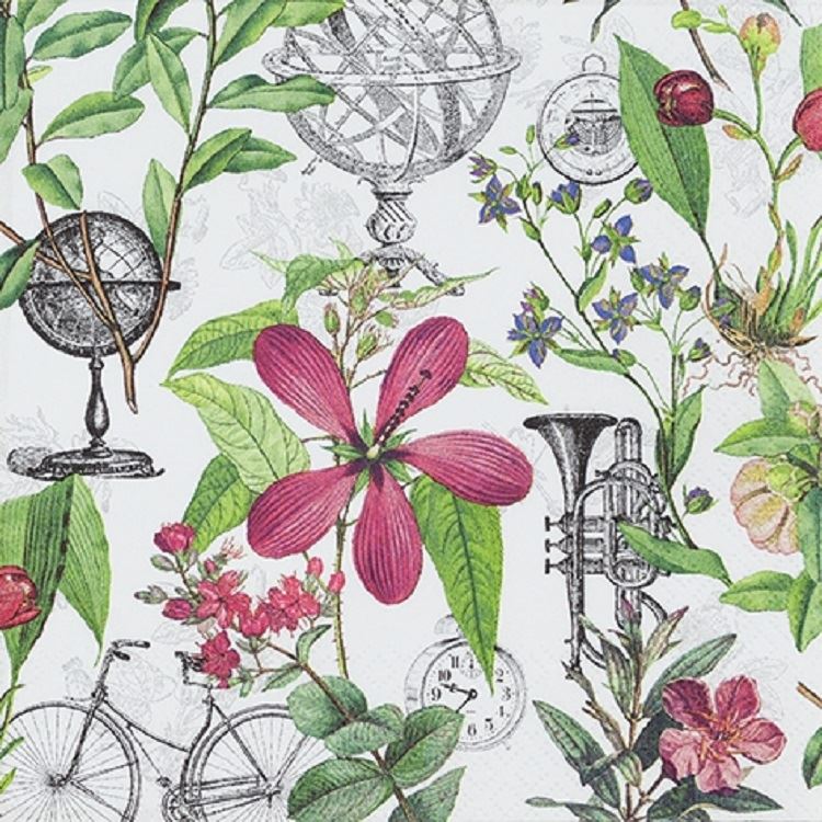 4 x Paper Napkins - Fantastic World - Ideal for Decoupage / Napkin Art