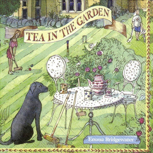 4 x Paper Napkins - Tea In The Garden - Ideal for Decoupage / Napkin Art