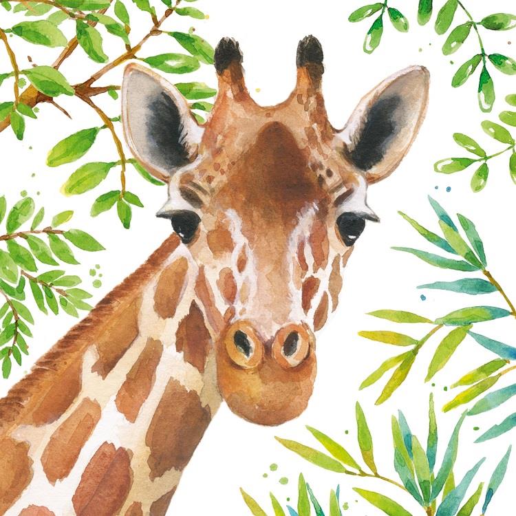 4 x Paper Napkins - Tropical Animal Mix - Ideal for Decoupage / Napkin Art