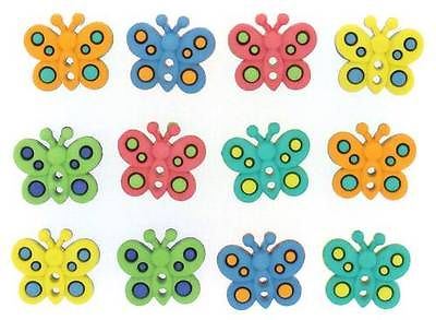 Sew Cute Butterflies - Dress It Up Novelty Craft Buttons