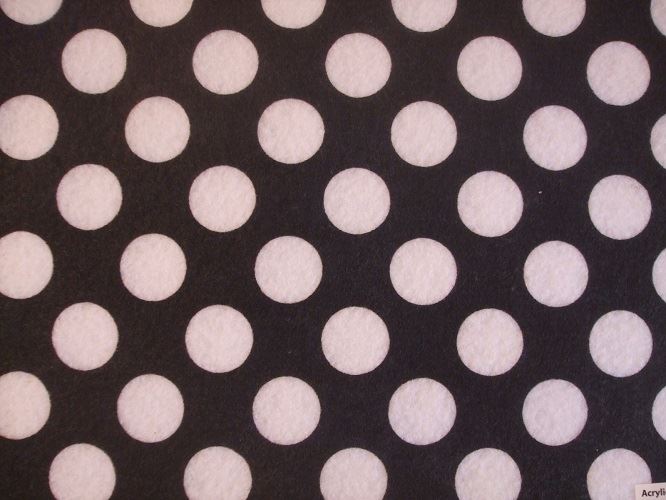 Polka Dot Felt - 9" x 12" - Choice of Colours