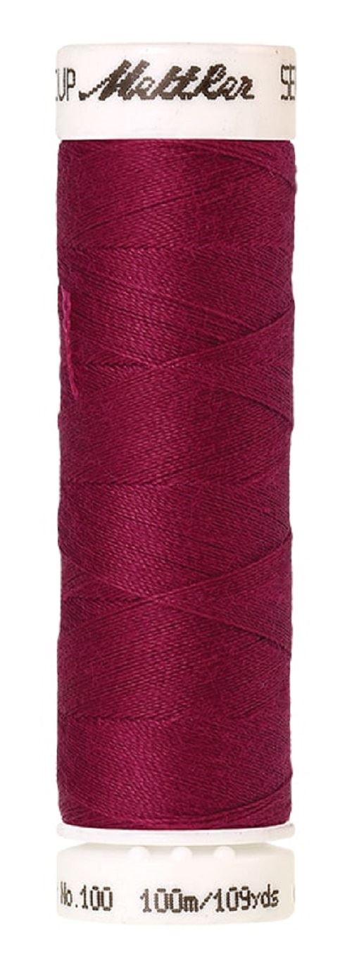 Mettler Seralon Universal 100m Sewing Thread Mostly Purples Pinks and Reds