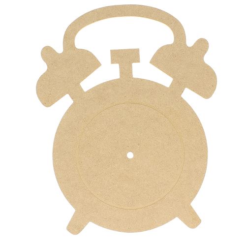 Wooden MDF Clock Shaped Clock Face To Decorate - 28cm x 22cm