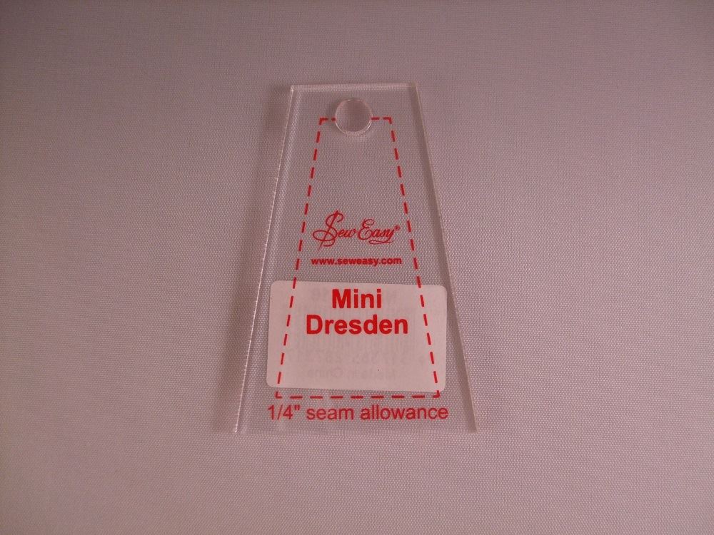 Sew Easy Mini Template - Mini Dresden - NL4153.10 - Sewing Quilting Patchwork