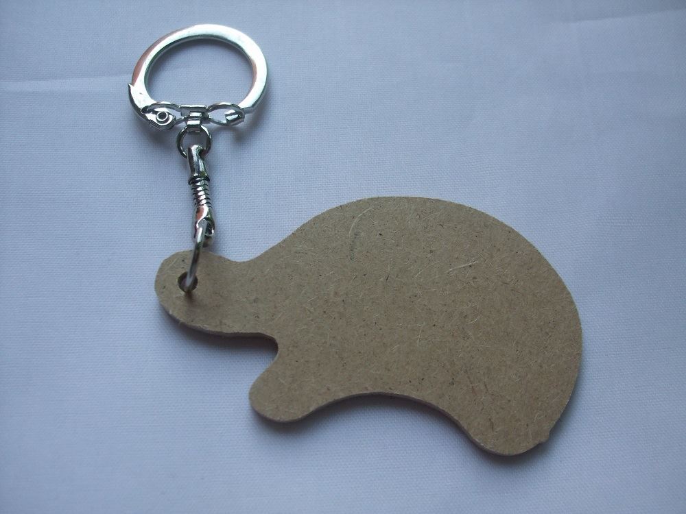 MDF Wooden Keyring For Decoration - Turtle Shaped