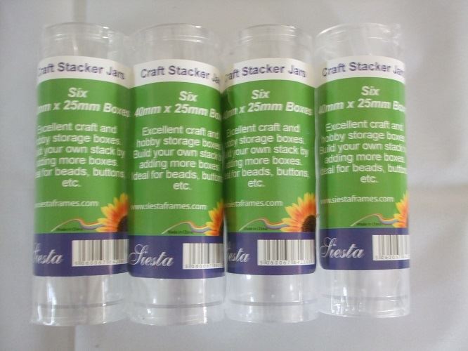 Siesta Stackable Pots x 4 - 40mm Diameter x 6 Pots